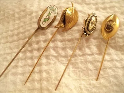 Vintage Hat Pins Lot Of 4 Good Condition • $10.50