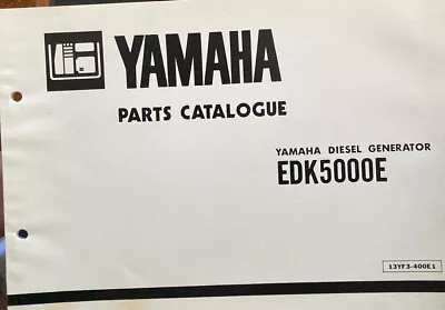 Yamaha Genuine-parts Book  EDK5000E GENERATOR . 1984 • $30