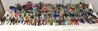 Huge Lot Action Figures Power Rangers Ben 10 Marvel DC Super Heroes Star Wars++ • $200