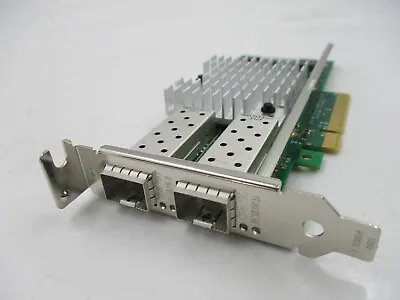 Intel X520-DA2 Dual Port SFP PCIe Network Adapter Low Profile Dell P/N: 0942V6 • $19.99