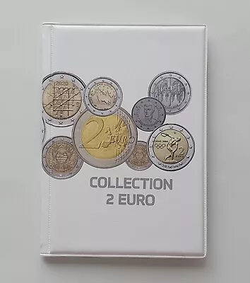 2 Euro Collection 96 Spaces Coins Decorative Album 50p £1 £2 Folder Schulz Coin • £5.95