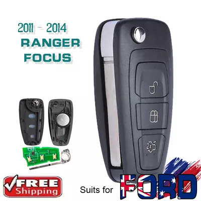 Folding Remote Key Fob 433MHz 4D63 For Ford Ranger PX2 Focus 2011 2012 2013 2014 • $22.90