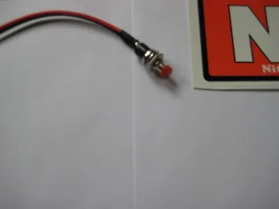 Lqqk-mini Nitrous Momentary Push Button Switch Red(line-lock)(transbrake)(purge) • $3.99