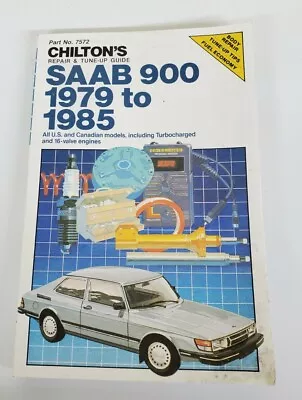 Chilton's Service Repair Tune Up Guide Manual SAAB 900 1979 1985 • $8