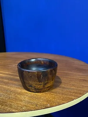 Lignum Vitae Tiny  Vintage Wooden Bowl Stained • £39.99