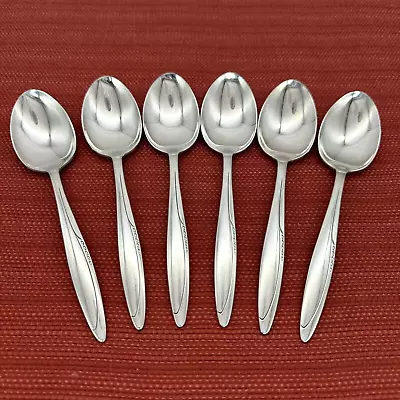 Vintage Set-of-6 Gorham Stegor ZEST Stainless PLACE/OVAL SOUP SPOON Utensil Lot • $39.99