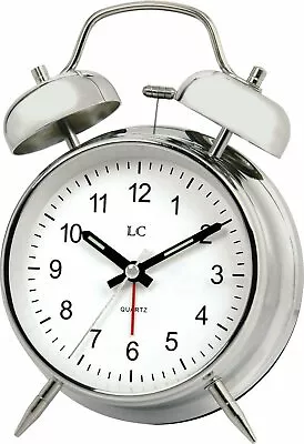 London Clock Company Twin Bell Alarm Clock 2552271 R • £8.99