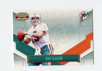 A326 Dan Marino 2008 Gridiron Gear Performers 1/25 P-12 Dolphins Rare Sp  • $49.99