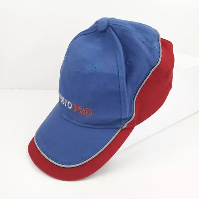 Musto Pro Cap Hat Mens One Size Blue Red Adjustable Sailing Yacht Summer Adult • £14.95