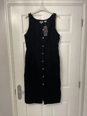 £29 • Buy Levis Black Denim Midi Dress Size Medium BNWT £70 RRP