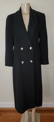 $69.99 • Buy Womens Vintage Jacobson's 100% Camel Hair Long Charcoal Gray Coat Size 6