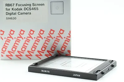 【UNUSED】 Mamiya RB67 Focusing Screen Type A Matte For Kodak DCS 465 From JAPAN • $119.99