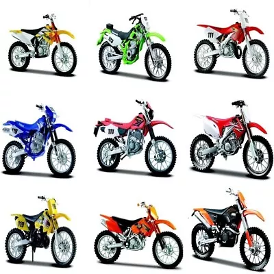 Maisto 1/18 2 Wheelers Dirt Bike Assortment • $11.99