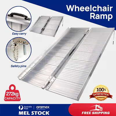 Multi Size Aluminium Ramp Folding Loading Access Portable Wheelchair Scooter Van • $127