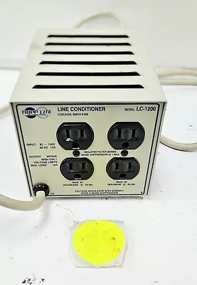 Tripp-lite Voltage Regulator Lc-1200 Inut 87-140v 60hz 12a • $170