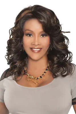 Goldie-v - Vivica A Fox Synthetic Futura Deep Lace Front Wig Loose Spiral Curl • $31.24