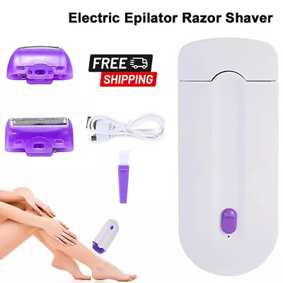 Hair Eraser Silky Smooth Painless Shaver Trimmer Razor Remover Tool Skin Laser • £4.99