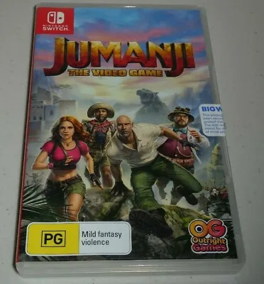 $33 • Buy Jumanji The Video Game Nintendo Switch Aus Like New