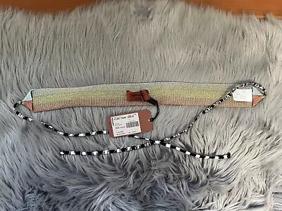 NWT Missoni Mare Cintura Tie Waist Belt Disco Logo Stretch Summer Swim Sun ITALY • $159.99