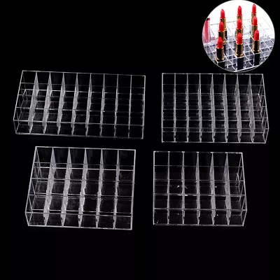 £6.71 • Buy 24/36/40 Lipstick Holder Display Stand Cosmetic Organizer Makeup Case Acrylic $d