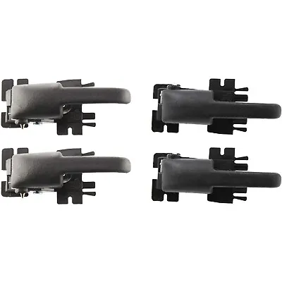 $14.88 • Buy Interior Door Handle Set For 1991-01 Ford Explorer Front And Rear Textured Black