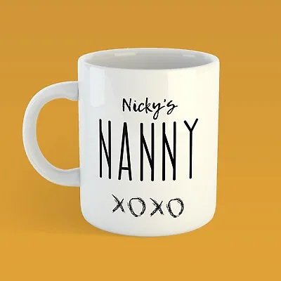 Personalised Name Mug For Nanny Personalized Gift Mug Mug With Name Custom Name • $26.99