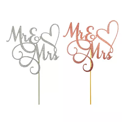 Cake Topper For Wedding & Engagement Cake Topper Decorations Cupcake Decorations • $7.48
