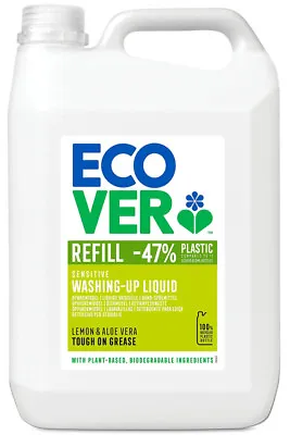 Lemon & Aloe Vera Washing Up Liquid 5L (Ecover) • £22.54