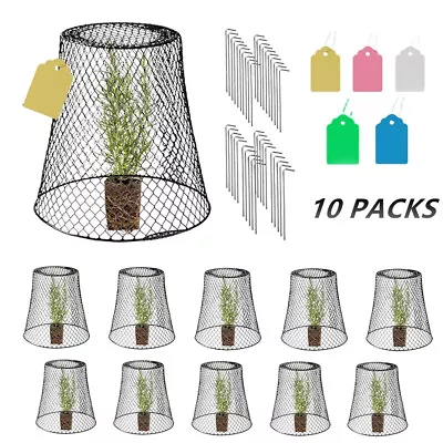 Chicken Wire Plant Covers Plant Sturdy Protector Metal Cloche Garden Protection • $16.82