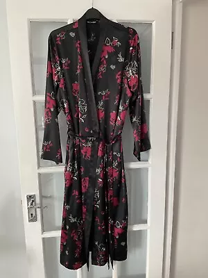 M & S Autograph Ladies Silky Dressing Gown/Robe Size 12 - 14 VGC • £7