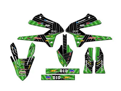 2008-2020 KLX 250 RACE SERIES Green Senge Graphics Kit Compatible With Kawasaki • £158.69