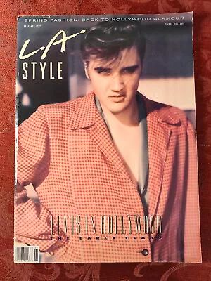 RARE L. A. STYLE Magazine February 1989 Elvis In Hollywood Alfre Woodard • $25.60