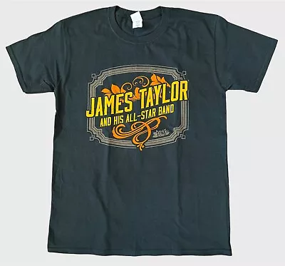 £19.99 • Buy James Taylor And His All-Star Band 2014 Mens Tour T-shirt, Black, Size Medium