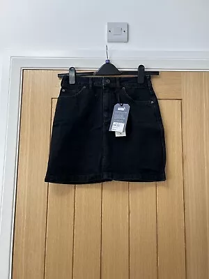 Black Denim Jack Wills Skirt Size 10 New With Tags (240) • £9.99