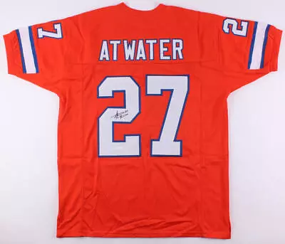 Steve Atwater Autographed Orange Pro Style Jersey- JSA Witnessed Auth *2 • $223.99