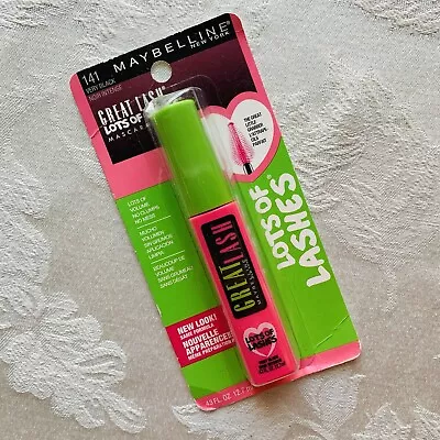 Maybelline Great Lash Lots Of Lashes Washable Mascara Very Black New Old Stock • $6.77