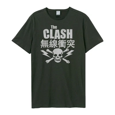 £17.24 • Buy Size XL - CLASH - Clash Bolt Amplified X Large Vintage Charcoal T Shir - U600S