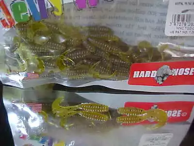 Mann's HardNose 2  Tiny Grubs HNCTG2-06 In WM RED MF For Trout/Crappie/Perch • $4.99