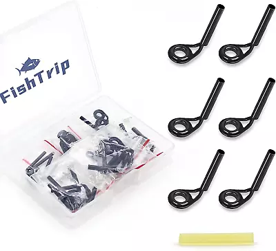 Micro Rod Tips Repair Kit - 30Pcs Baitcasting Rods Fishing Rod Tip Guides Kit Ce • $15.93