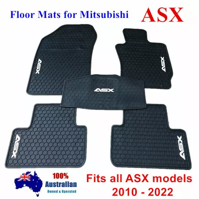 $85 • Buy All Weather Rubber Waterproof Floor Mats Customized For Mitsubishi ASX 2010 2023