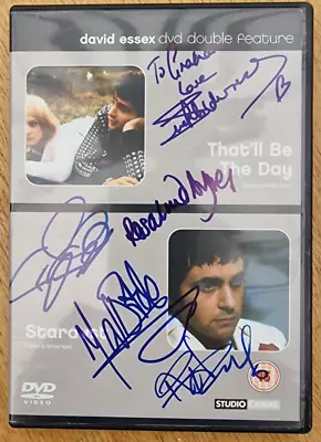 THAT'LL BE THE DAY 1973 / STARDUST 1974  - David Essex DVD Signed 7 Signatures • £80