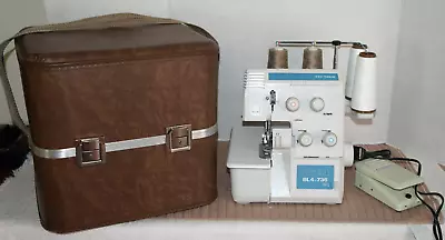 BABY LOCK BL4-736 SERGER SEWING MACHINE 432 Thread W/Case Juki Co. Japan • $134.99