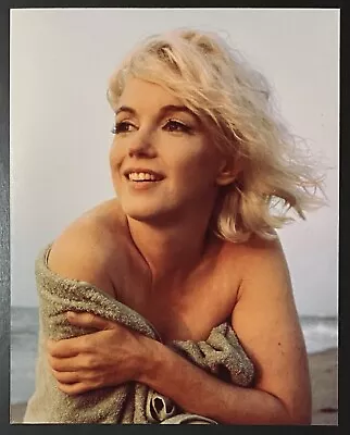 1962 Marilyn Monroe Original Photo George Barris Santa Monica Beach Stamped • £385.53