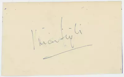 Vivien Leigh Gone With The Wind Autographed Signed Index Card AMCo COA 25790 • $349.99