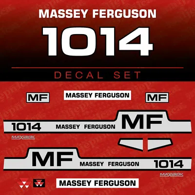 £97.12 • Buy Massey Ferguson 1014 MF Decal Aufkleber Sticker Set
