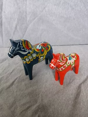 Nils Olson Dala Horse Set Of 2 • $50