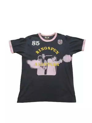 Ringspun Allstars Miami Vice Vintage T-Shirt Black & Pink Size Medium Mens • £59.99