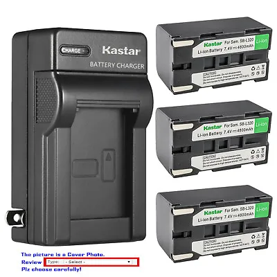 Kastar Battery Wall Charger For Samsung SB-L320 Samsung SC-L906 SCL906 Camcorder • $6.49