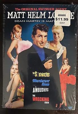 Matt Helm Lounge 4 DVD Set  The Wrecking Crew/Silencers/Ambushers - Dean Martin • $50