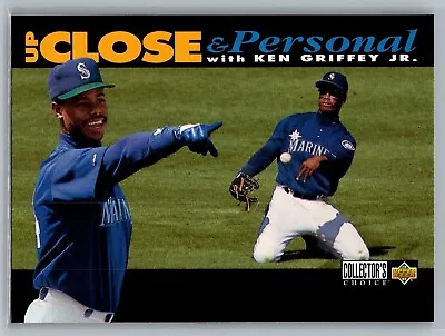 1994 Ud Collector's Choice - Black Bar On Bottom Ken Griffey Jr. - HOF NM-MT • $2